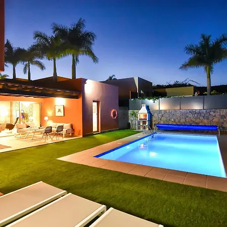 Villa Vista Salobre Luxury Retreat In Gran Canaria Private Outdoor Heatable Pool Bbq Facilities Shaded Outdoor Dining Area Salobre Golf, *